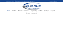 Tablet Screenshot of buscheworkholding.com